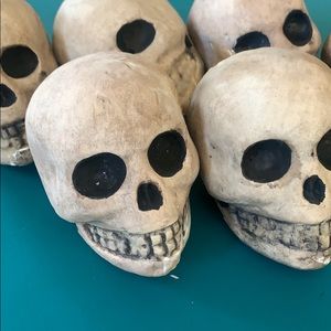 Paper Mâche Skulls - Halloween Decor